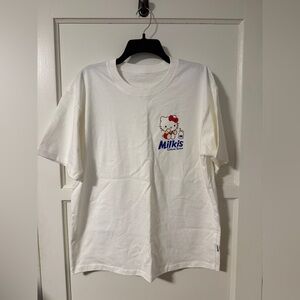 Hello Kitty x Milky White Graphic T-Shirt (NWOT)